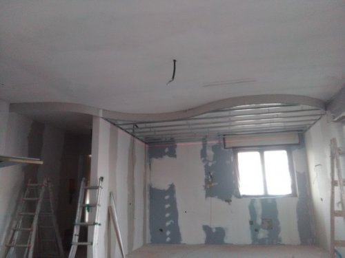 Cartongesso Controsoffitto curvo