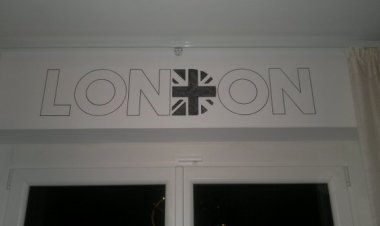 Disegno murale Scritte