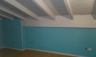 Tinteggiature in mansarda